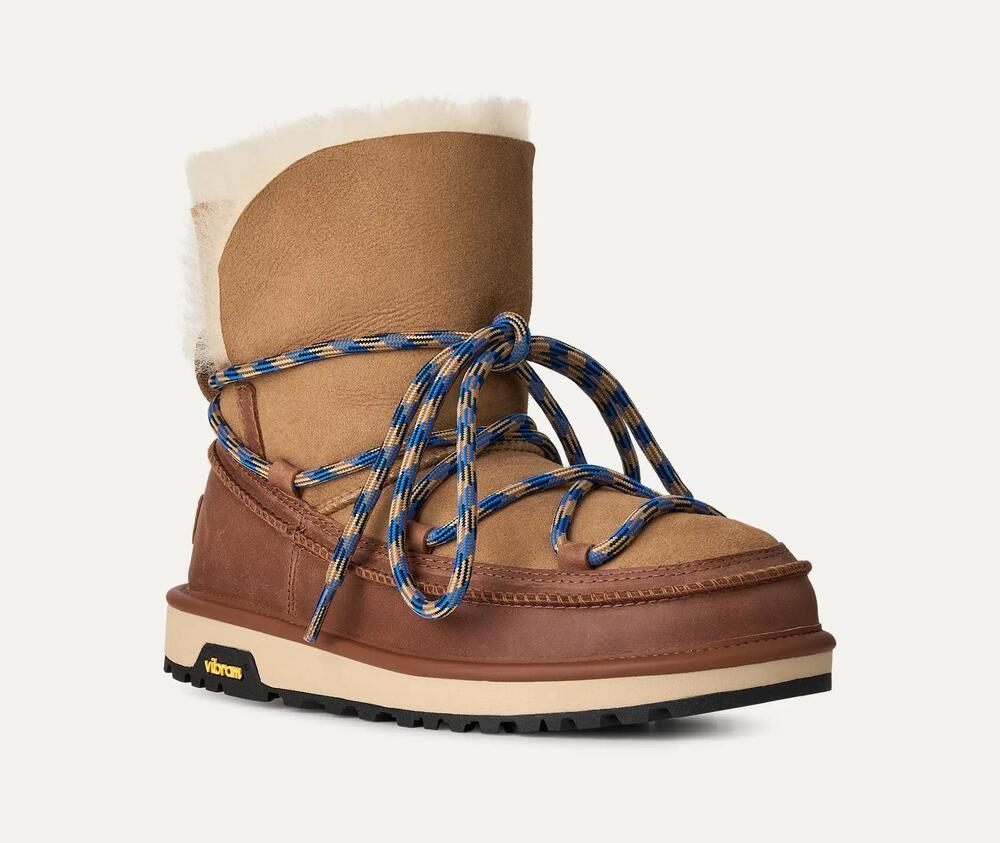 NEW UGG women's classic tread boot in chestnut